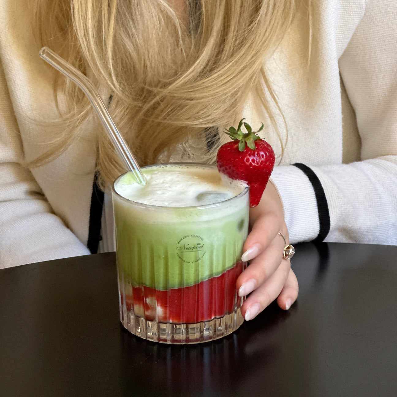 Strawberry Iced Matcha - Summer's Best Matcha Recipe